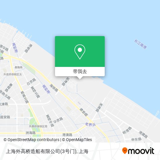 上海外高桥造船有限公司(3号门)地图