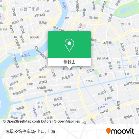 逸翠公馆停车场-出口地图