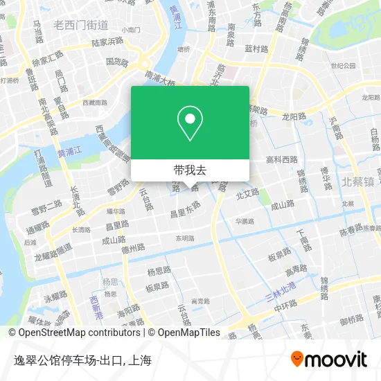 逸翠公馆停车场-出口地图