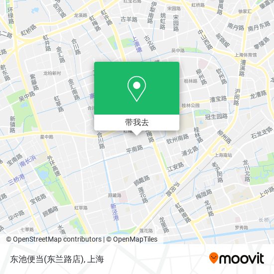 东池便当(东兰路店)地图