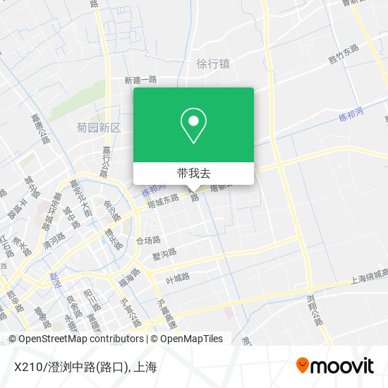 X210/澄浏中路(路口)地图
