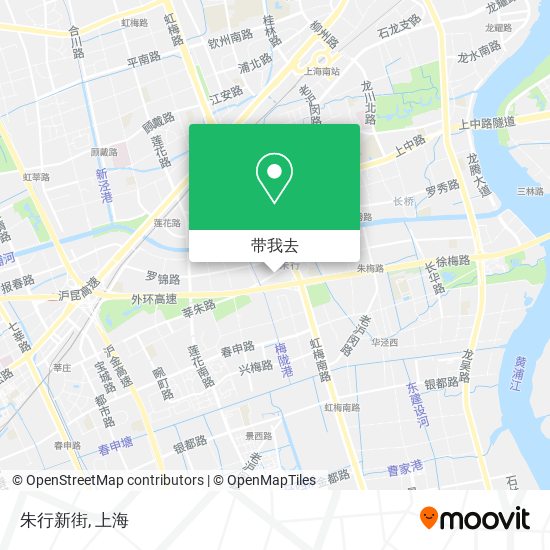 朱行新街地图