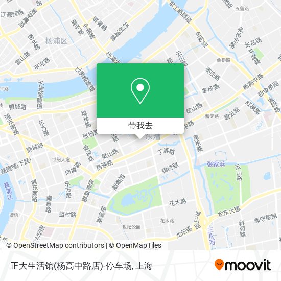 正大生活馆(杨高中路店)-停车场地图