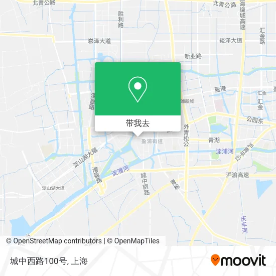 城中西路100号地图