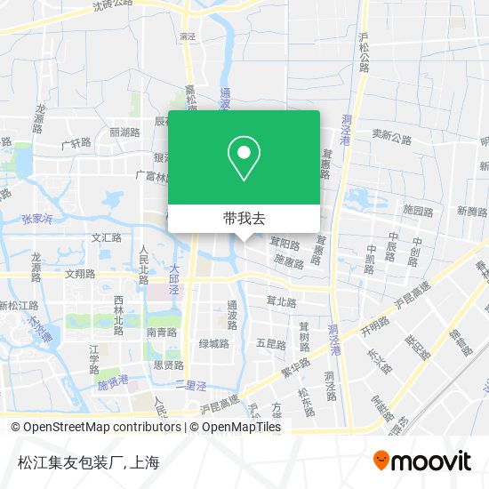 松江集友包装厂地图