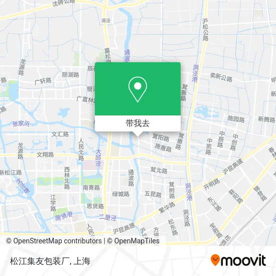 松江集友包装厂地图