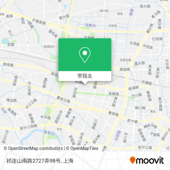 祁连山南路2727弄98号地图