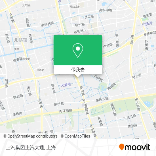 上汽集团上汽大通地图