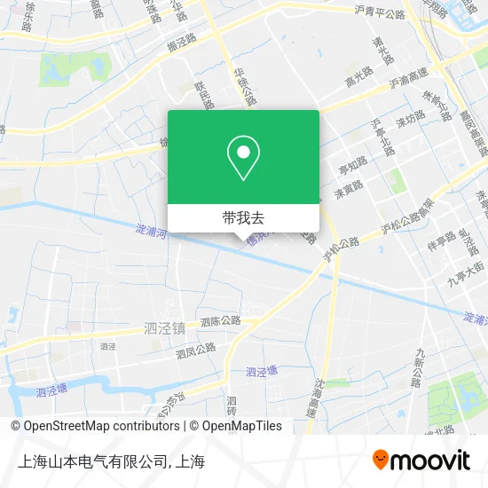 上海山本电气有限公司地图
