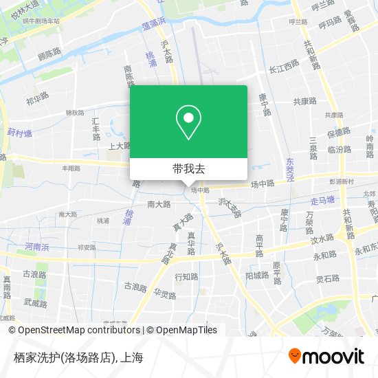 栖家洗护(洛场路店)地图