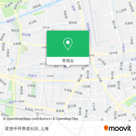 星堡中环养老社区地图