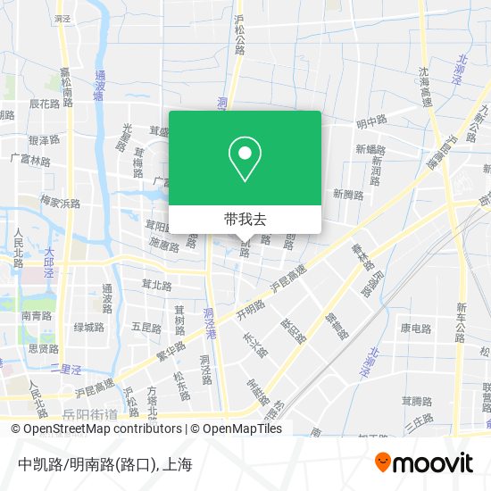 中凯路/明南路(路口)地图