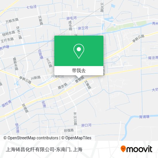 上海铸昌化纤有限公司-东南门地图