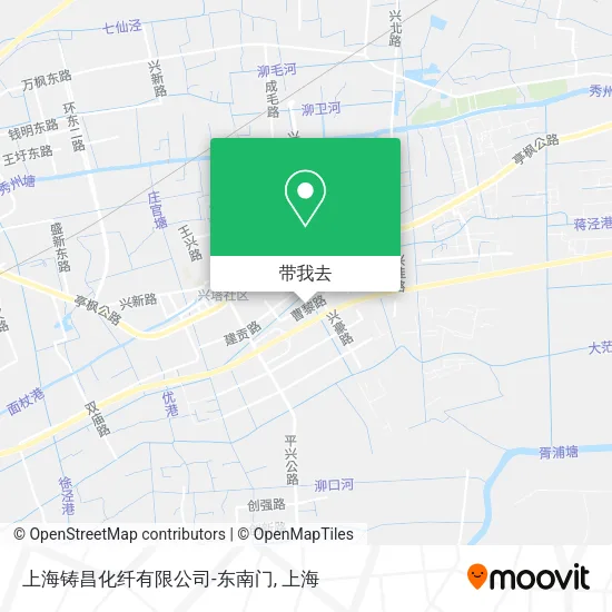 上海铸昌化纤有限公司-东南门地图