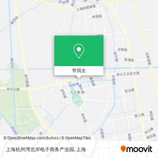 上海杭州湾北岸电子商务产业园地图