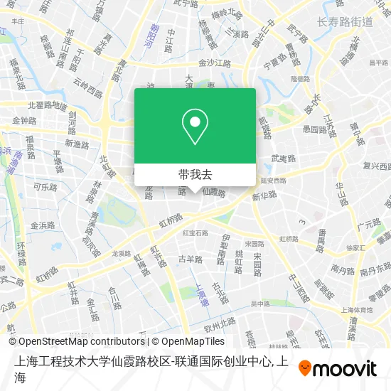 上海工程技术大学仙霞路校区-联通国际创业中心地图
