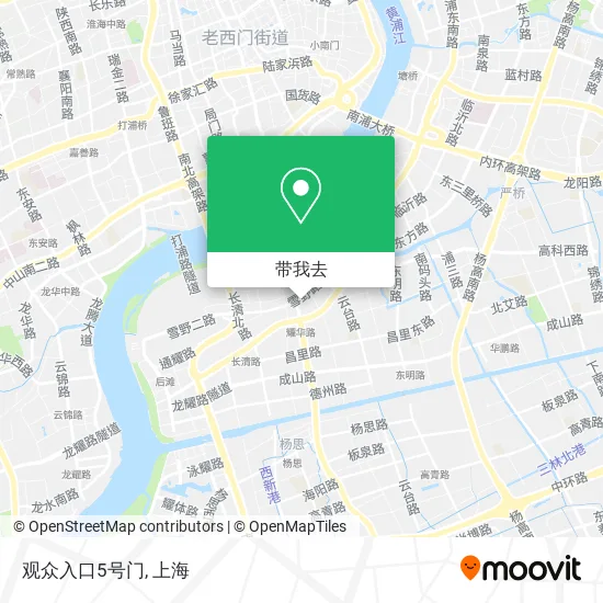 观众入口5号门地图
