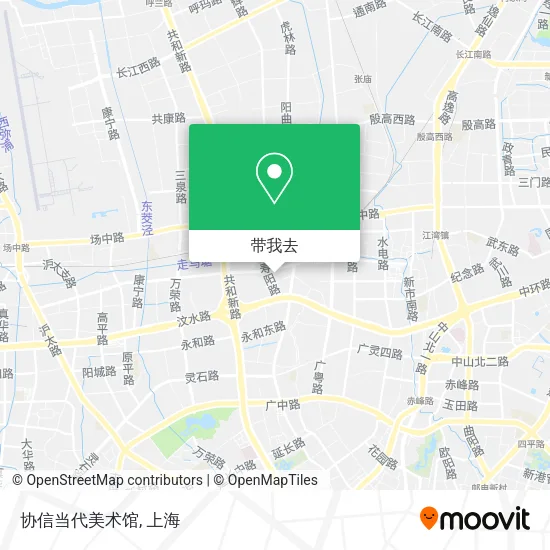 协信当代美术馆地图