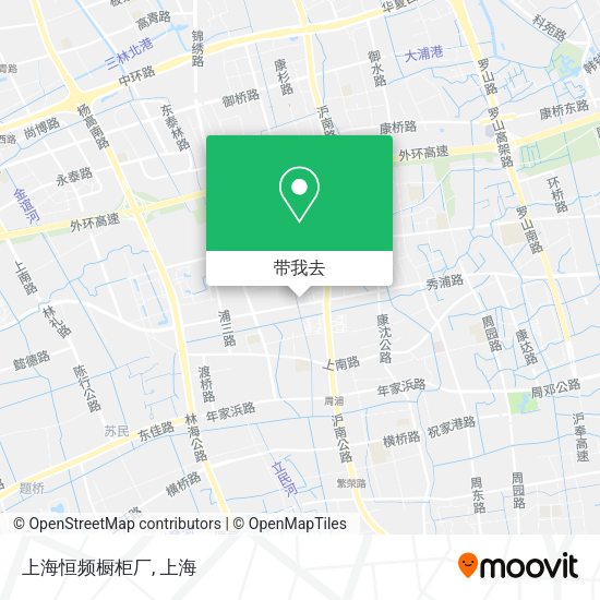 上海恒频橱柜厂地图