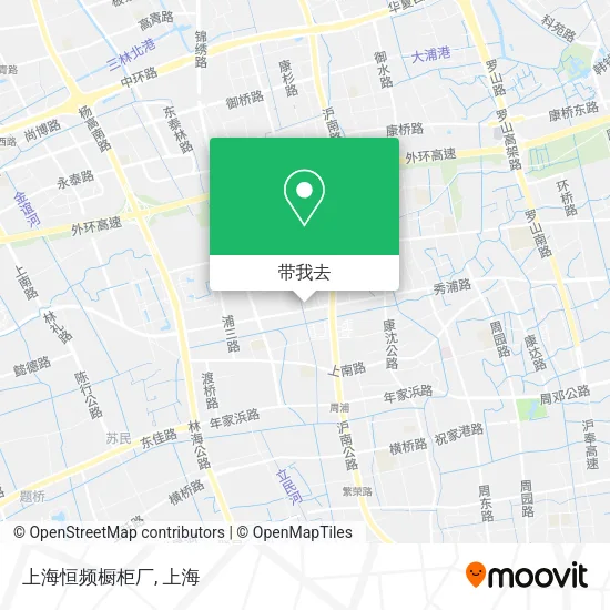 上海恒频橱柜厂地图