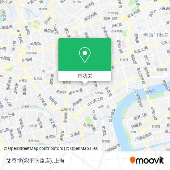 艾香堂(宛平南路店)地图