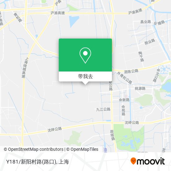 Y181/新阳村路(路口)地图