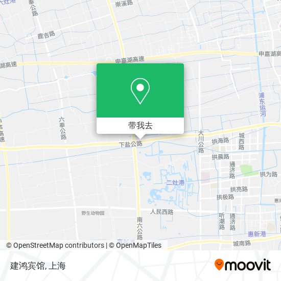 建鸿宾馆地图