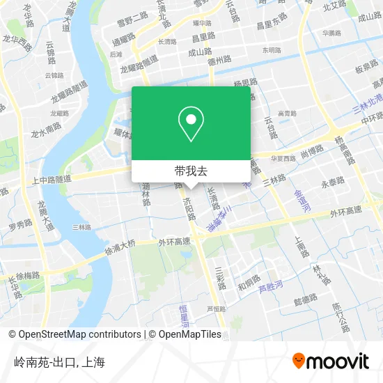 岭南苑-出口地图
