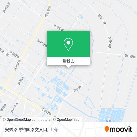 安秀路与裕国路交叉口地图