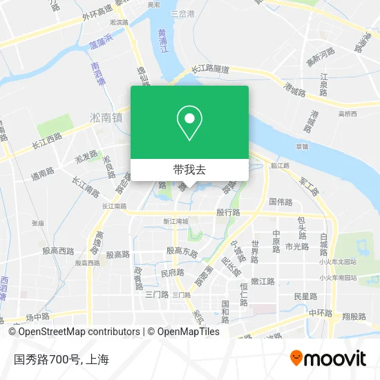 国秀路700号地图