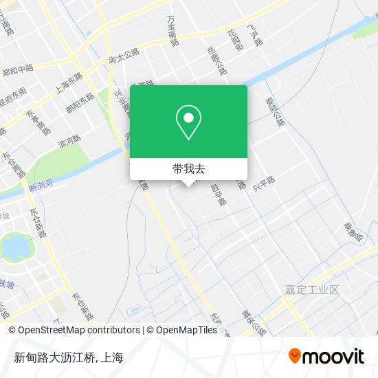 新甸路大沥江桥地图