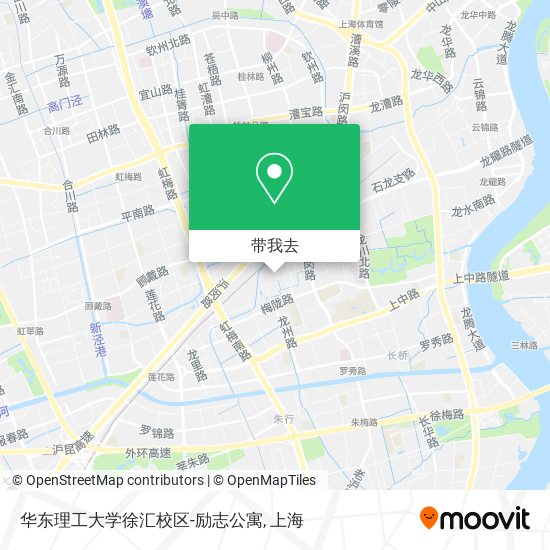 华东理工大学徐汇校区-励志公寓地图