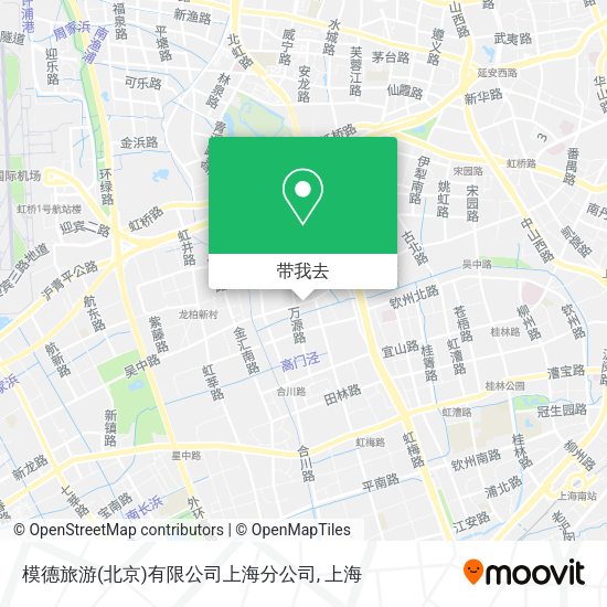 模德旅游(北京)有限公司上海分公司地图