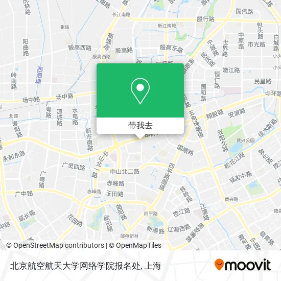 北京航空航天大学网络学院报名处地图