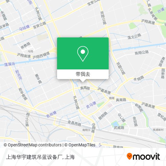 上海华宇建筑吊蓝设备厂地图