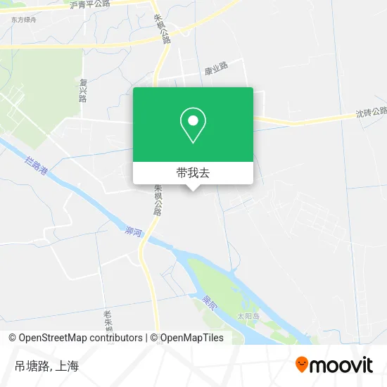 吊塘路地图