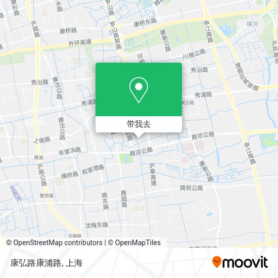 康弘路康浦路地图