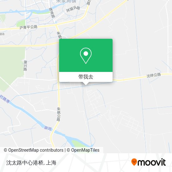 沈太路中心港桥地图