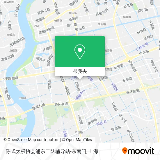 陈式太极协会浦东二队辅导站-东南门地图