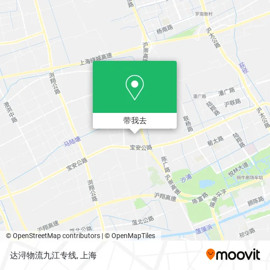达浔物流九江专线地图