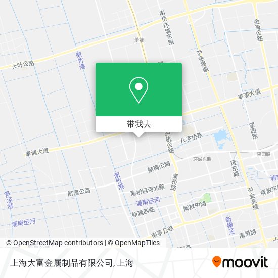 上海大富金属制品有限公司地图