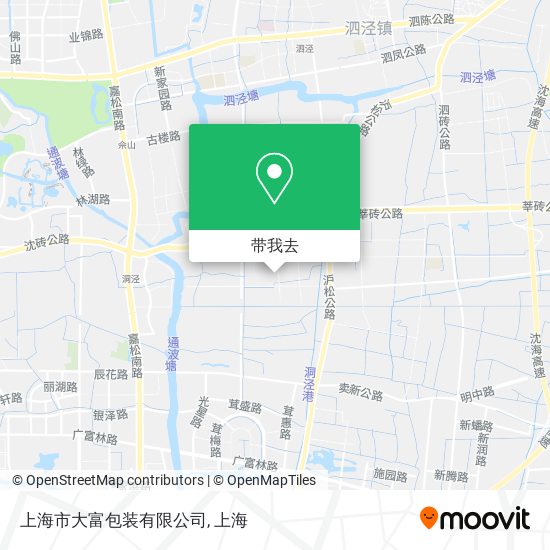 上海市大富包装有限公司地图