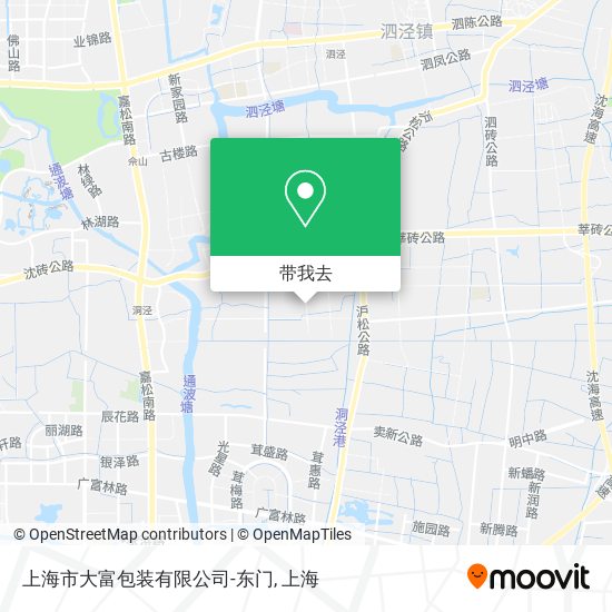 上海市大富包装有限公司-东门地图