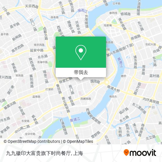 九九徽印大富贵旗下时尚餐厅地图