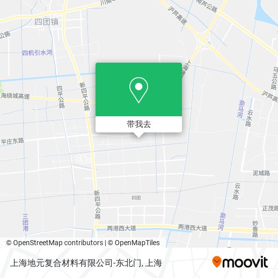 上海地元复合材料有限公司-东北门地图