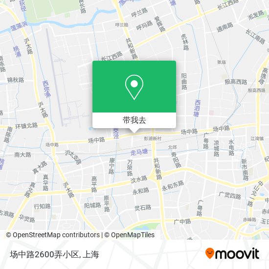 场中路2600弄小区地图