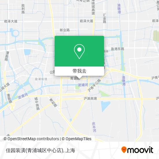 佳园装潢(青浦城区中心店)地图