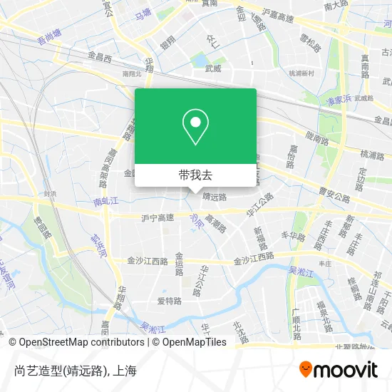 尚艺造型(靖远路)地图