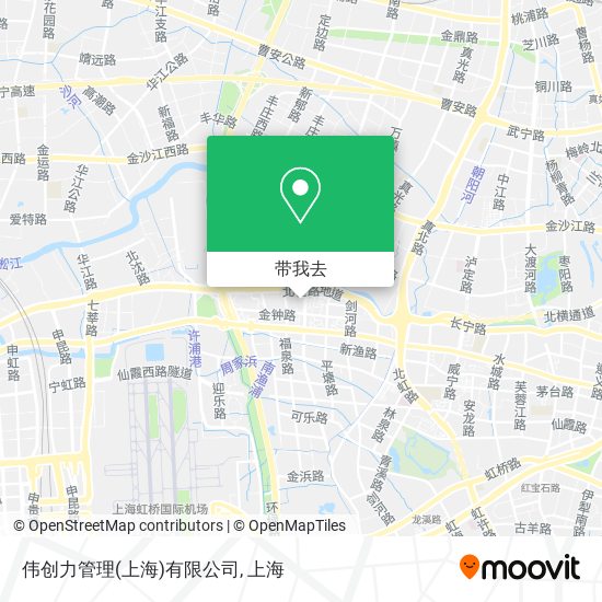 伟创力管理(上海)有限公司地图