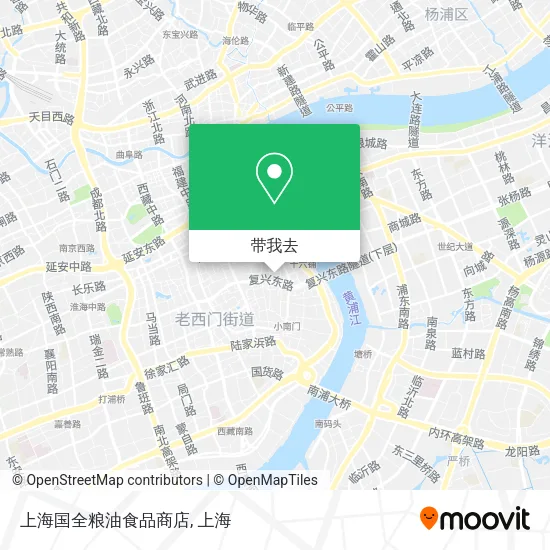 上海国全粮油食品商店地图